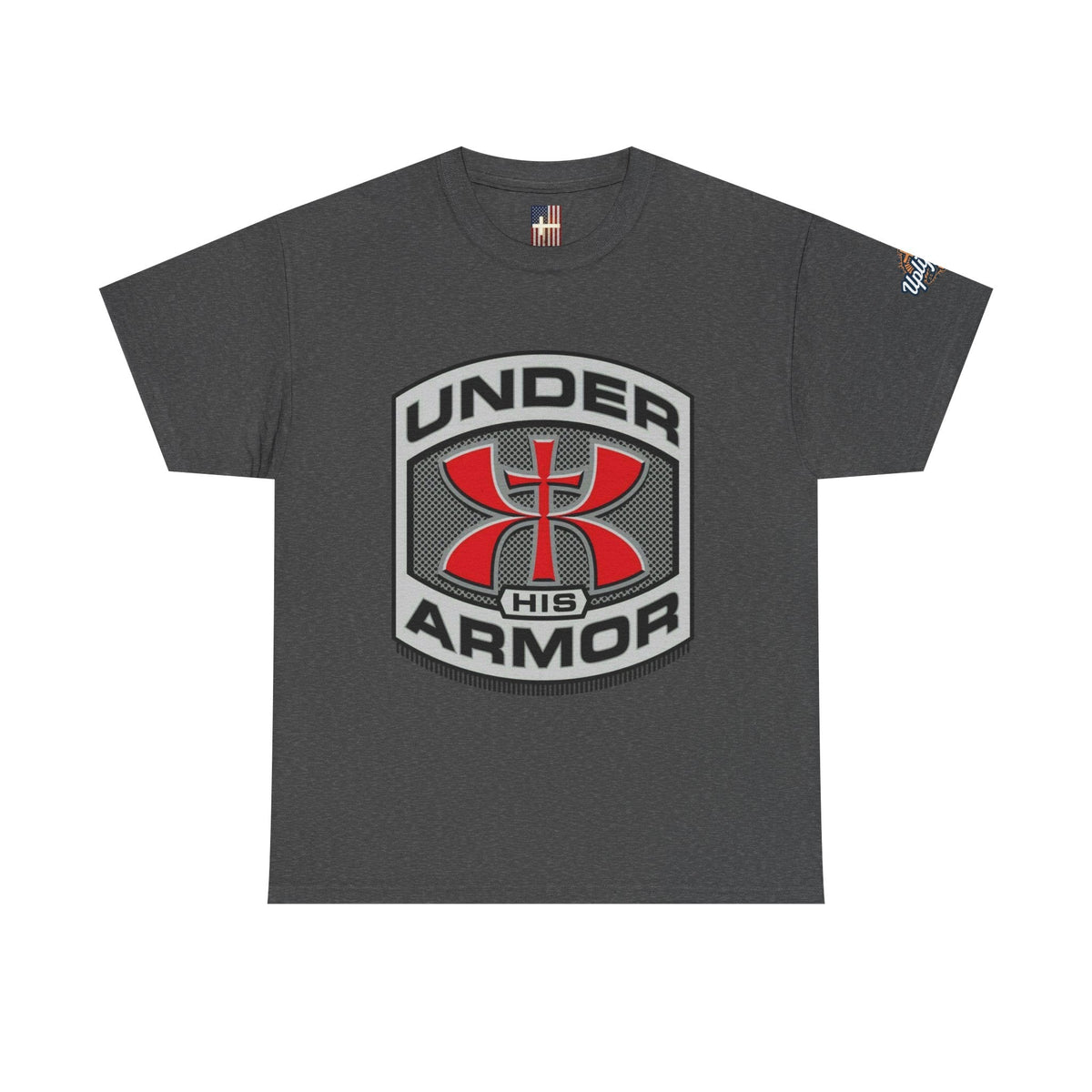 Under HIS Armor Christian T-Shirt — Faith-Inspired Under Armour Style Printify