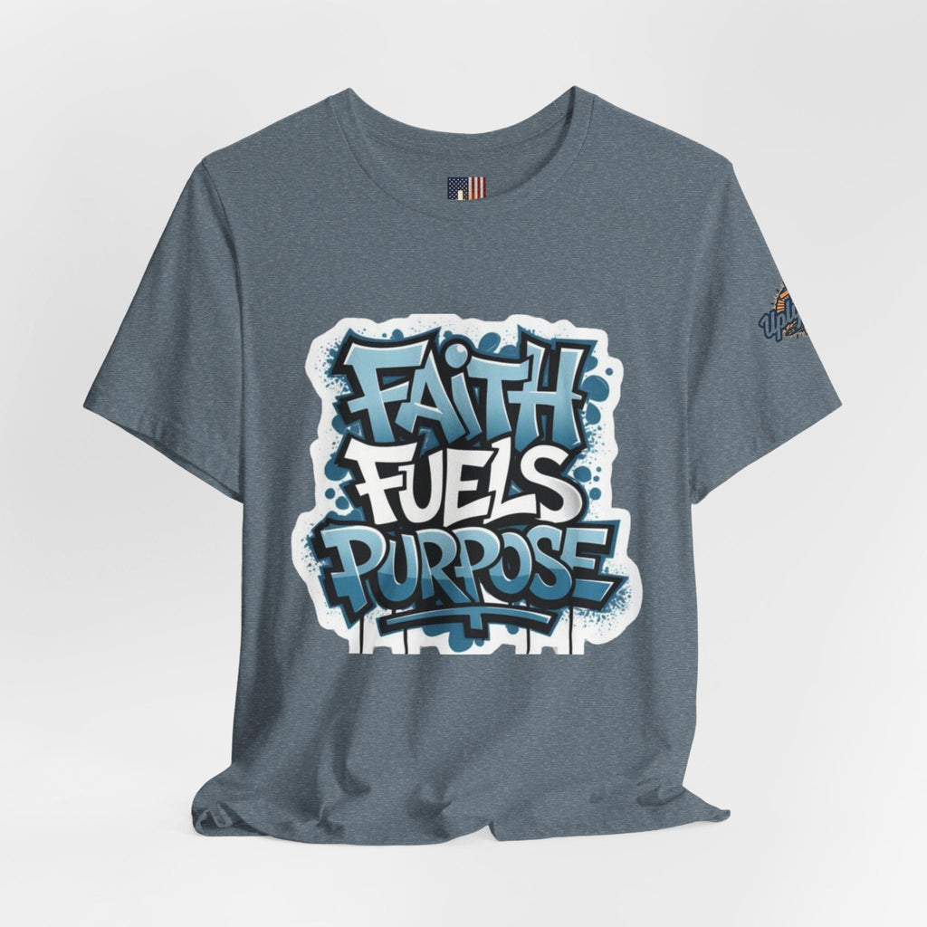 Faith Fuels Purpose T-shirt – Inspirational Christian T-shirt for Divine Drive & Unstoppable Belief Printify