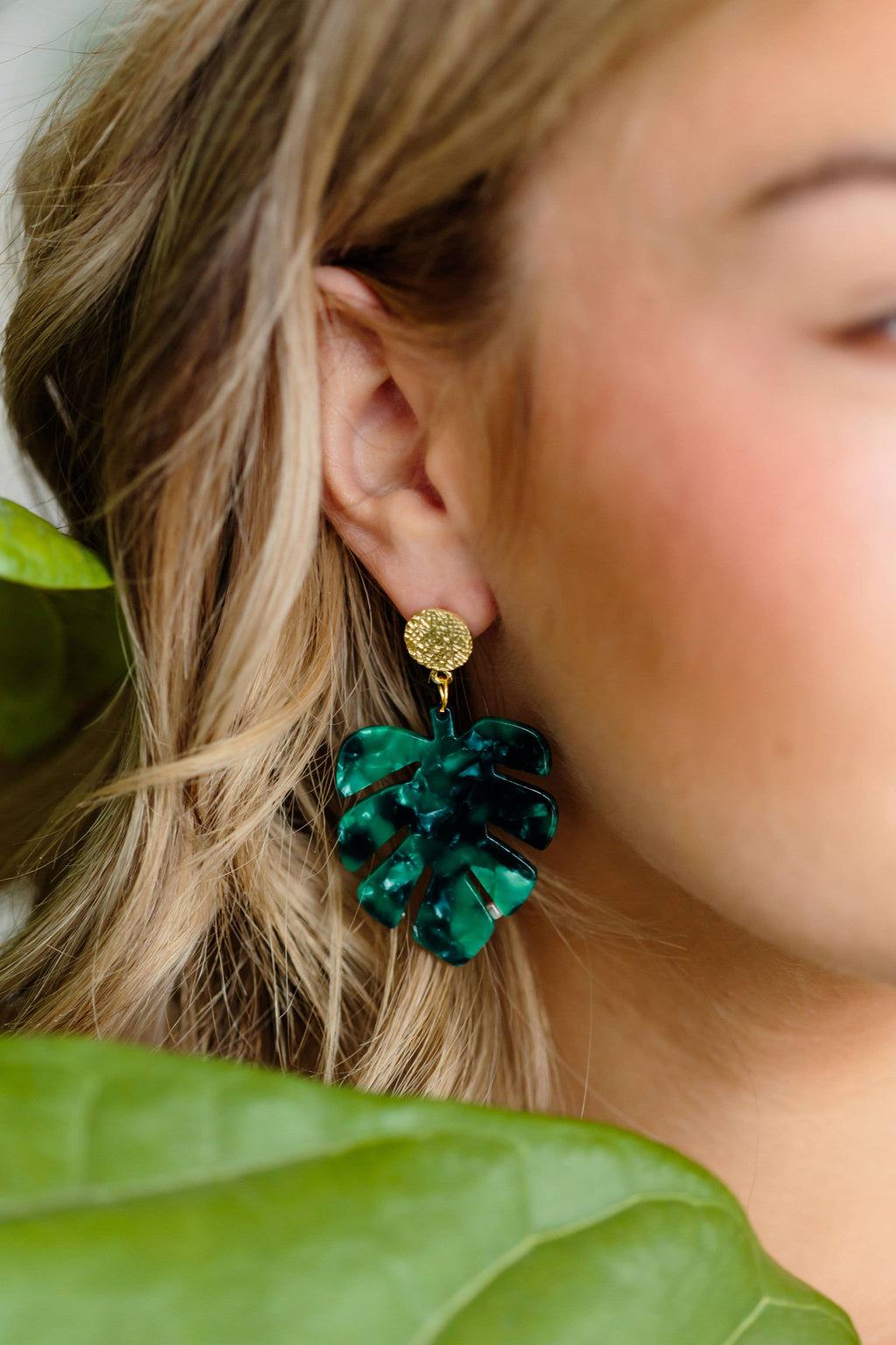 West Palm green earrings Pretty Little Patriot
