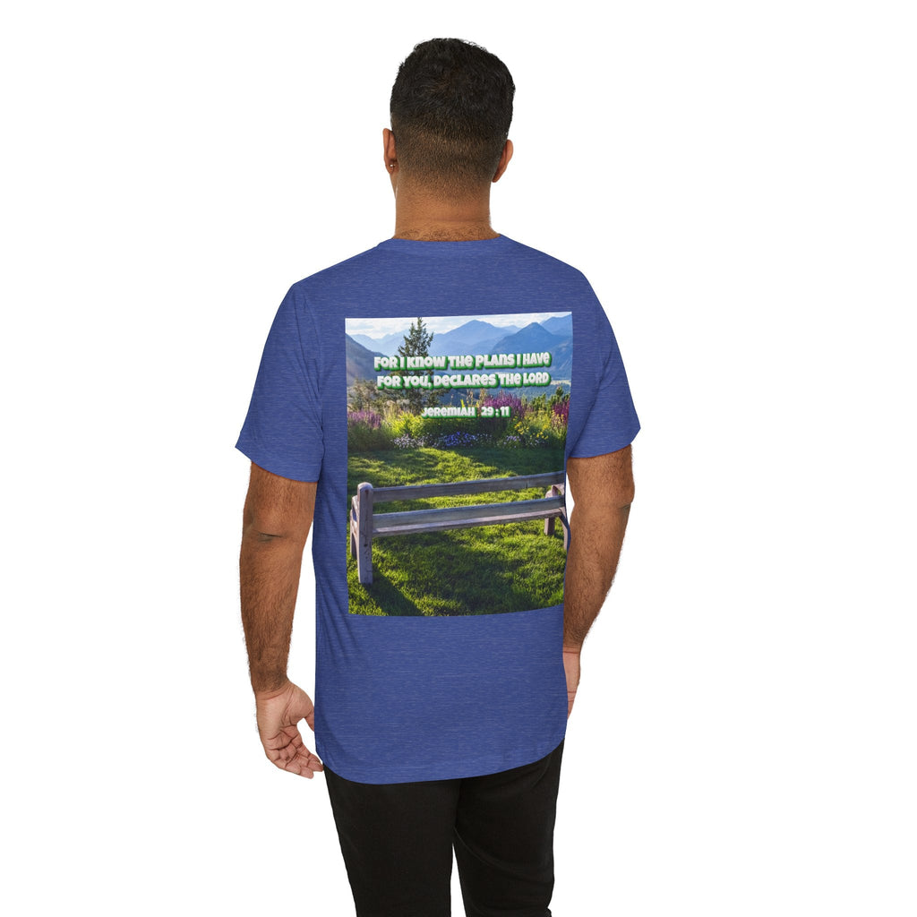 Bible Verse Unisex Tee - Jeremiah 29 : 11 Printify