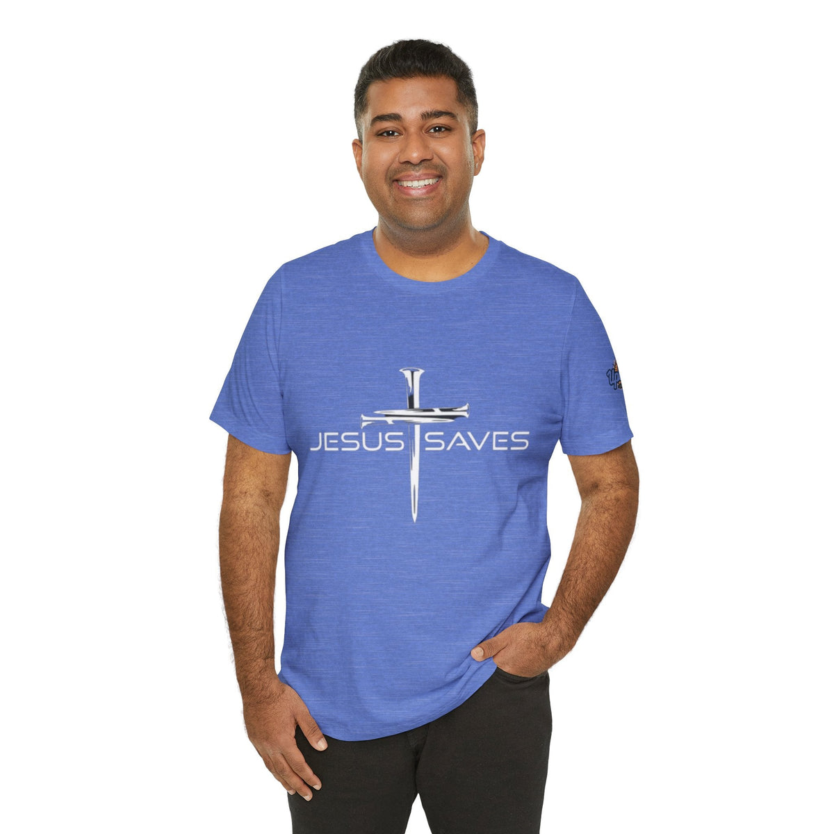 Copy of Jesus Saves T-shirt – 3 Nails Crucifix Cross Christian T-shirt for Redemption Faith & Bold Salvation Printify
