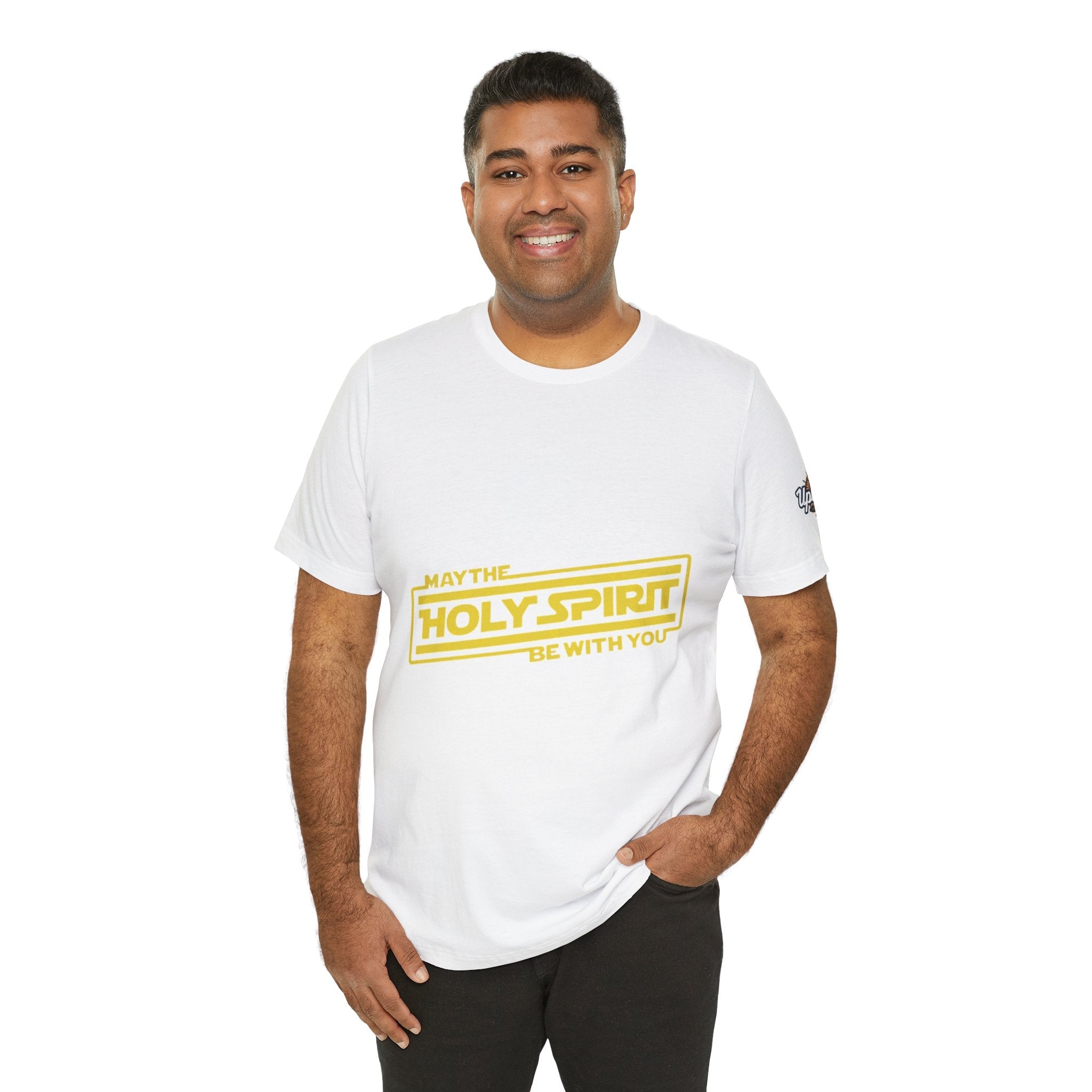 May the Holy Spirit Be With You T-shirt - Christian Star Wars Parody T-shirt Printify