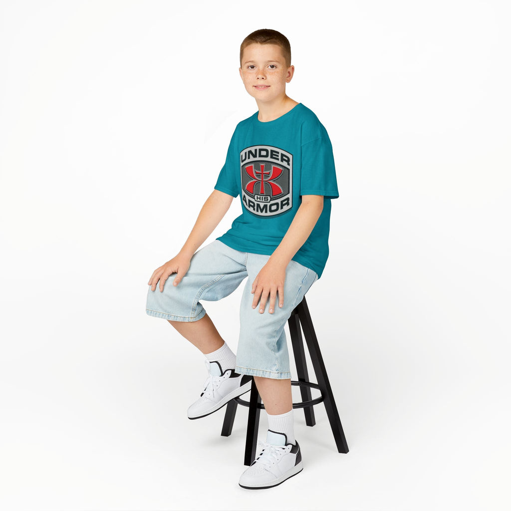 Under HIS Armor Christian T-Shirt — Faith-Inspired Under Armour Style Printify