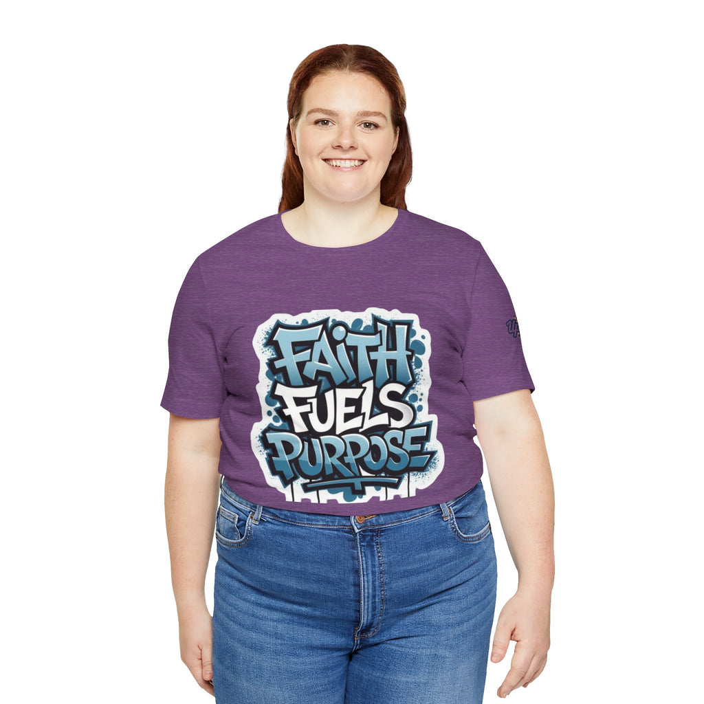 Faith Fuels Purpose T-shirt – Inspirational Christian T-shirt for Divine Drive & Unstoppable Belief Printify