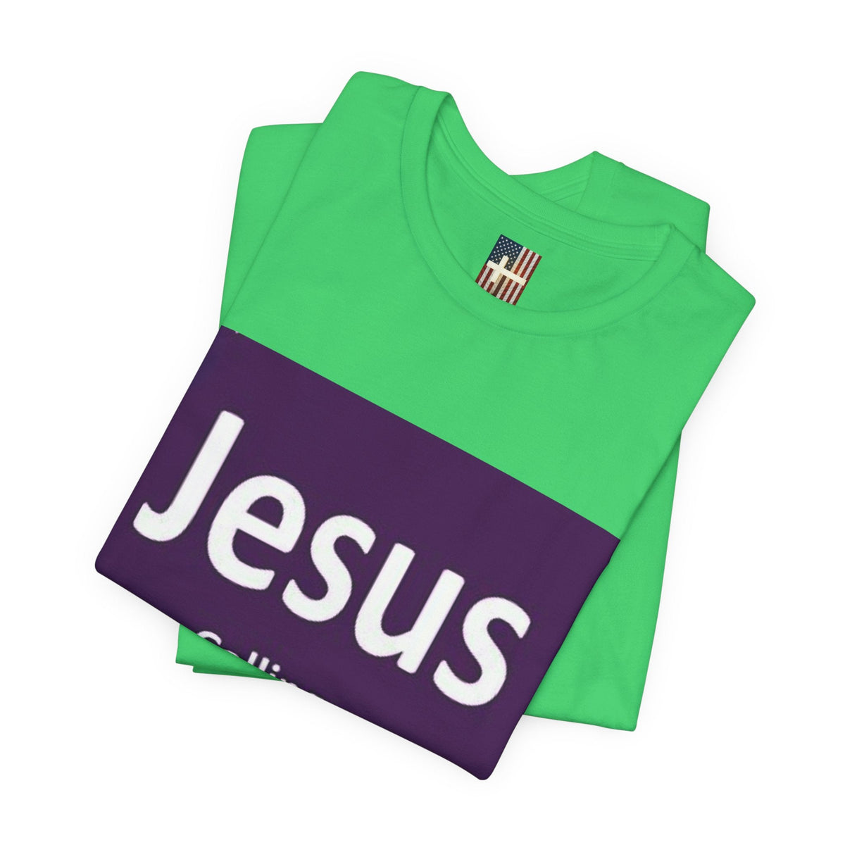 Jesus Calling T-shirt – Funny Cell Phone Screen Christian T-shirt for Divine Connection & Faith Humor Printify