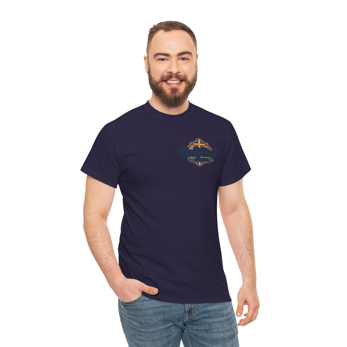 Religious Graphic Armor Of God Design - Unisex Heavy Cotton Tee Printify