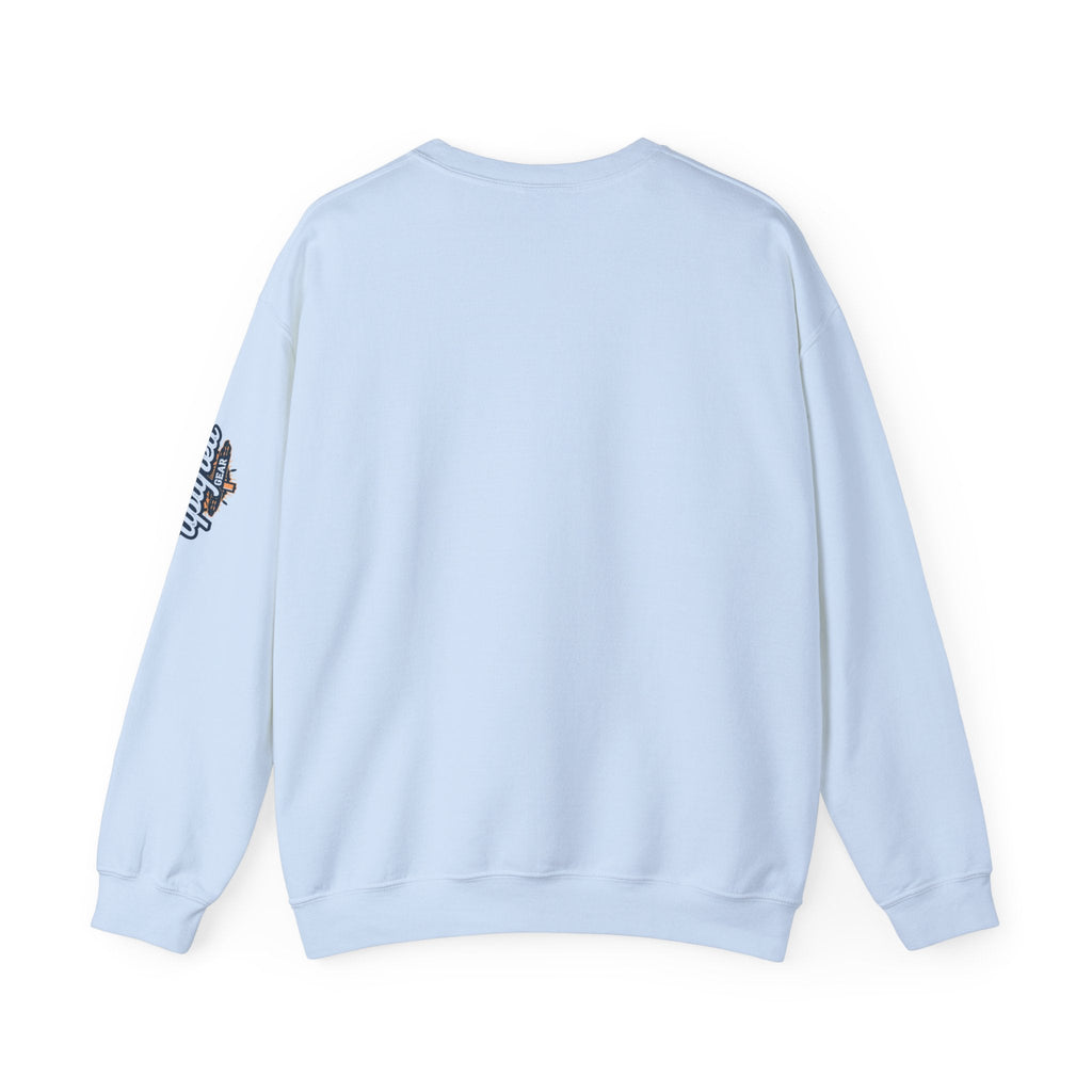Jesus Is King Sweatshirt | Modern Typographic Cross Christian Sweatshirt Printify