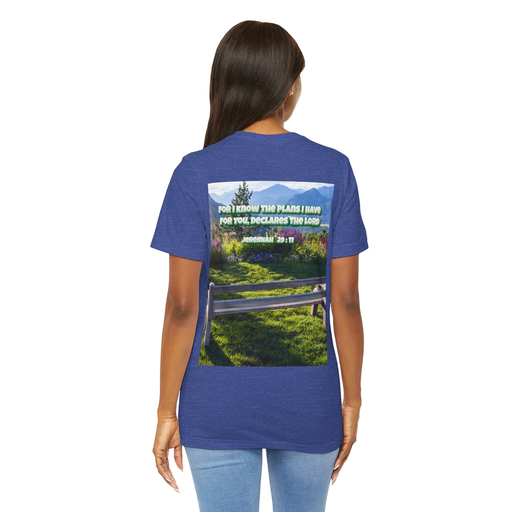 Bible Verse Unisex Tee - Jeremiah 29 : 11 Printify