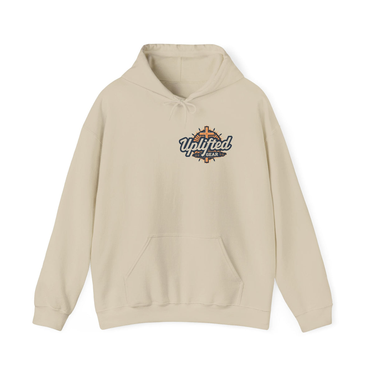 Walk by Faith, Not by Sight Hoodie – Moonlit Footprints Christian Hoodie for Cozy Nights Printify