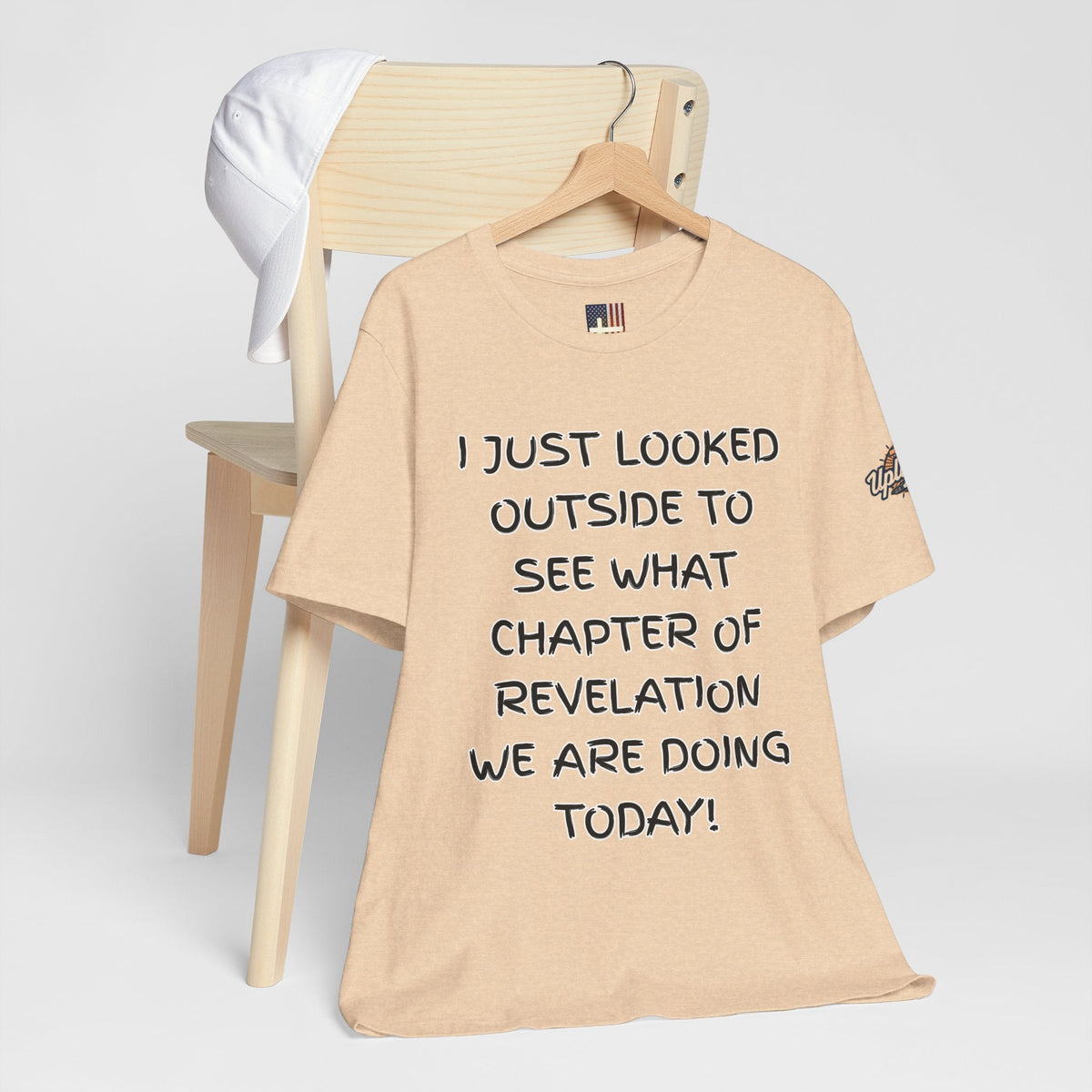 What Chapter of Revelation T-shirt – I Looked Outside My Window Christian T-shirt for End Times Humor & Faith Printify