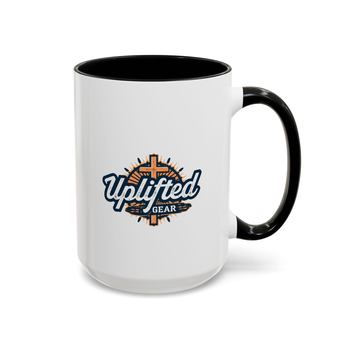 Patriotic Eagle Coffee Mug — "Stand for the Flag, Kneel for the Cross" (11/15oz) Printify