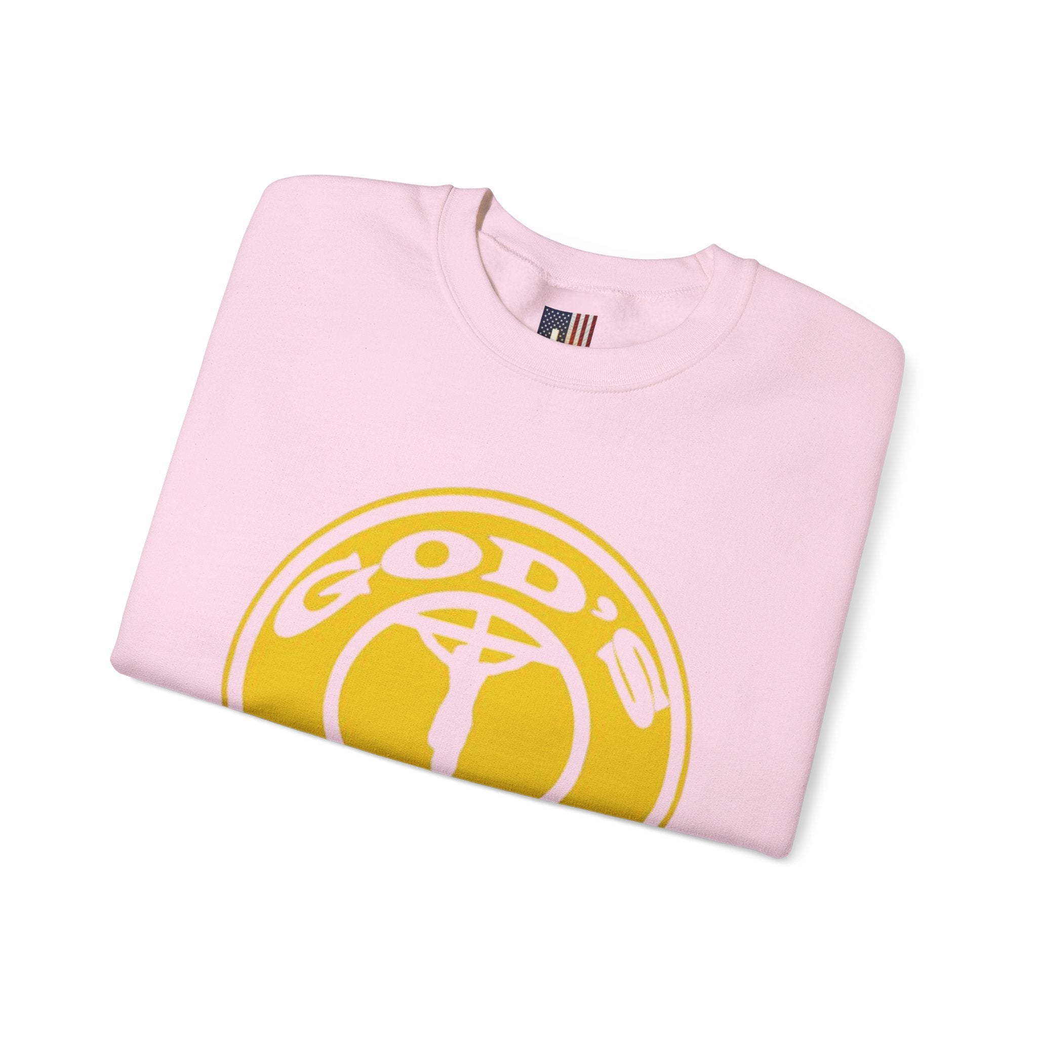 God's Gym Sweatshirt — "Let Him Lift Your Weights" Christian Fitness Sweatshirt Printify