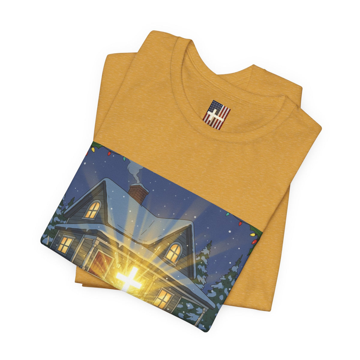 A Major Award This Christmas T-shirt – Fragile Leg Lamp Parody Cross Unboxing Christian T-shirt for Hilarious Faith & Holiday Glow Printify