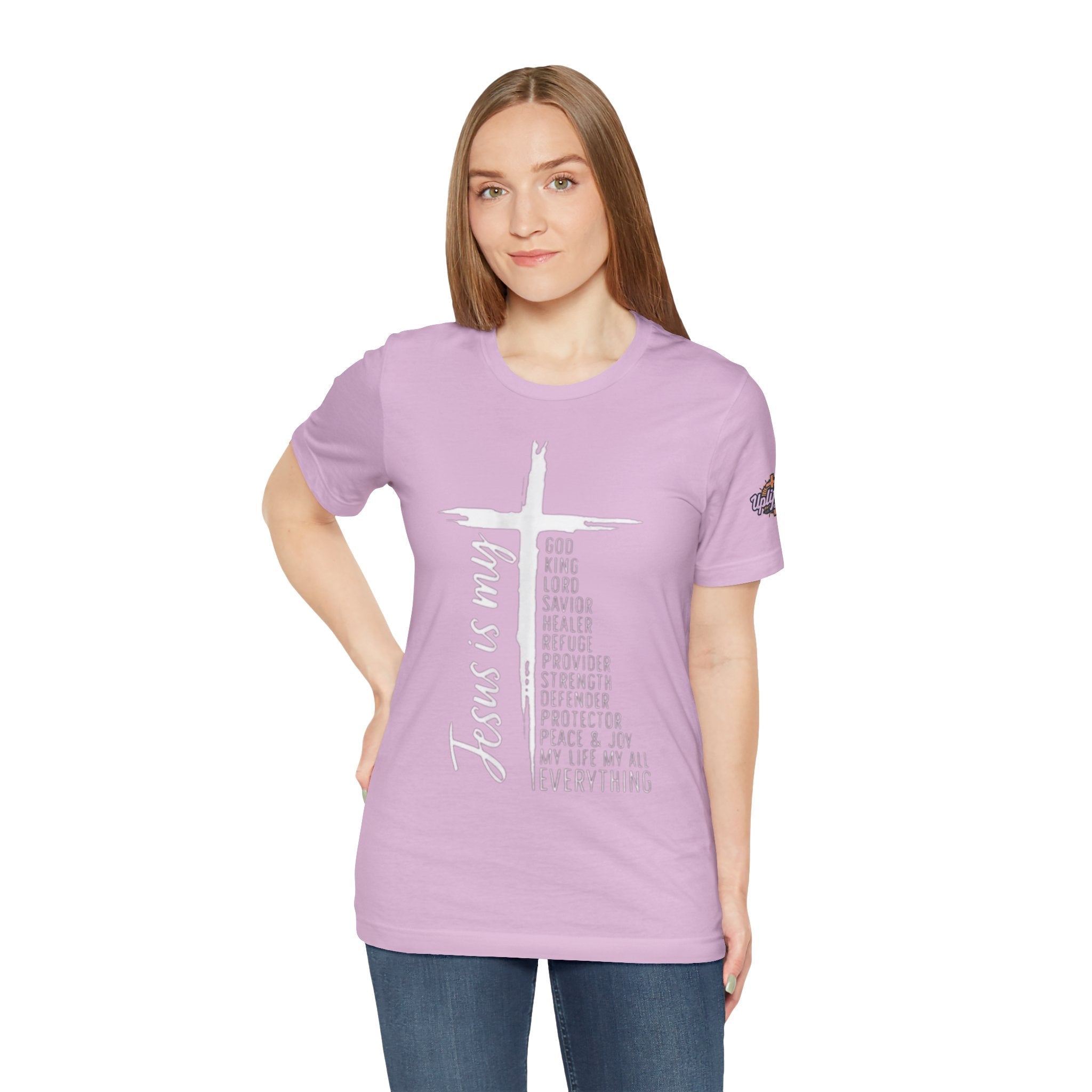 Jesus Is My Everything T-shirt – Cross List God King Lord Savior Christian T-shirt for Total Surrender Faith Printify