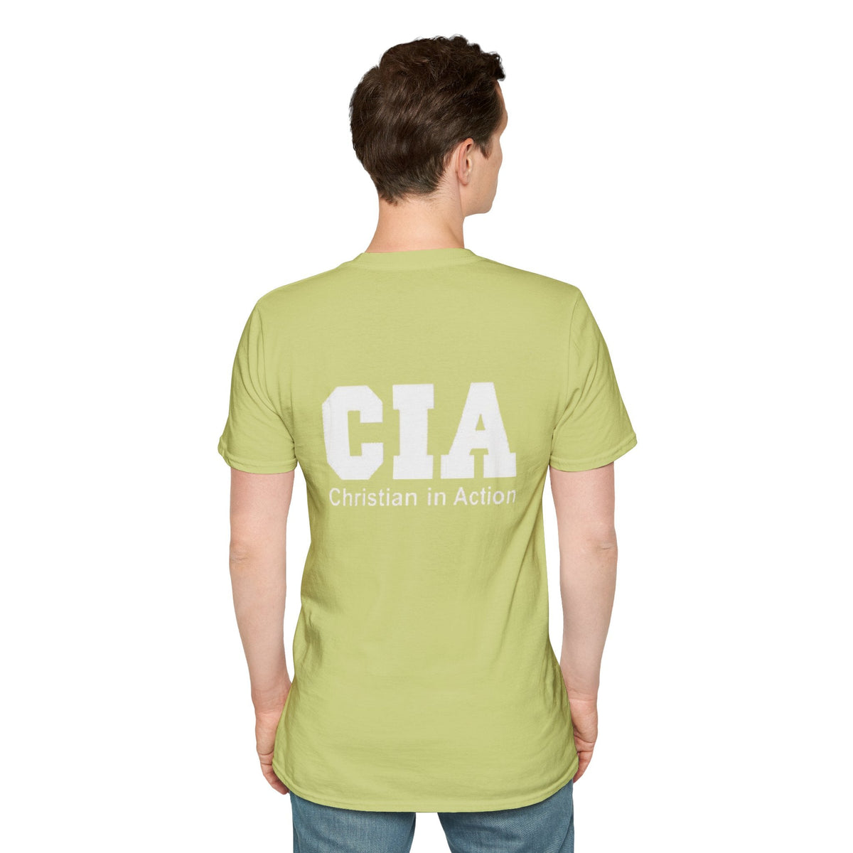 CIA Christian in Action T-shirt - Funny Faith Parody T-shirt - Mission Ready Apparel Printify