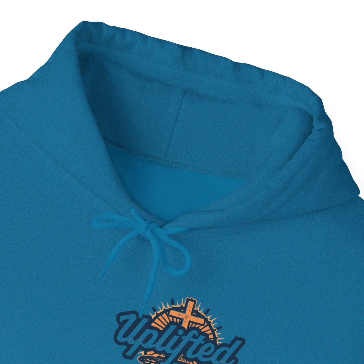 Uplifted Gear Christian Hoodie – Bold Logo Faith Hoodie for Inspired Living Printify