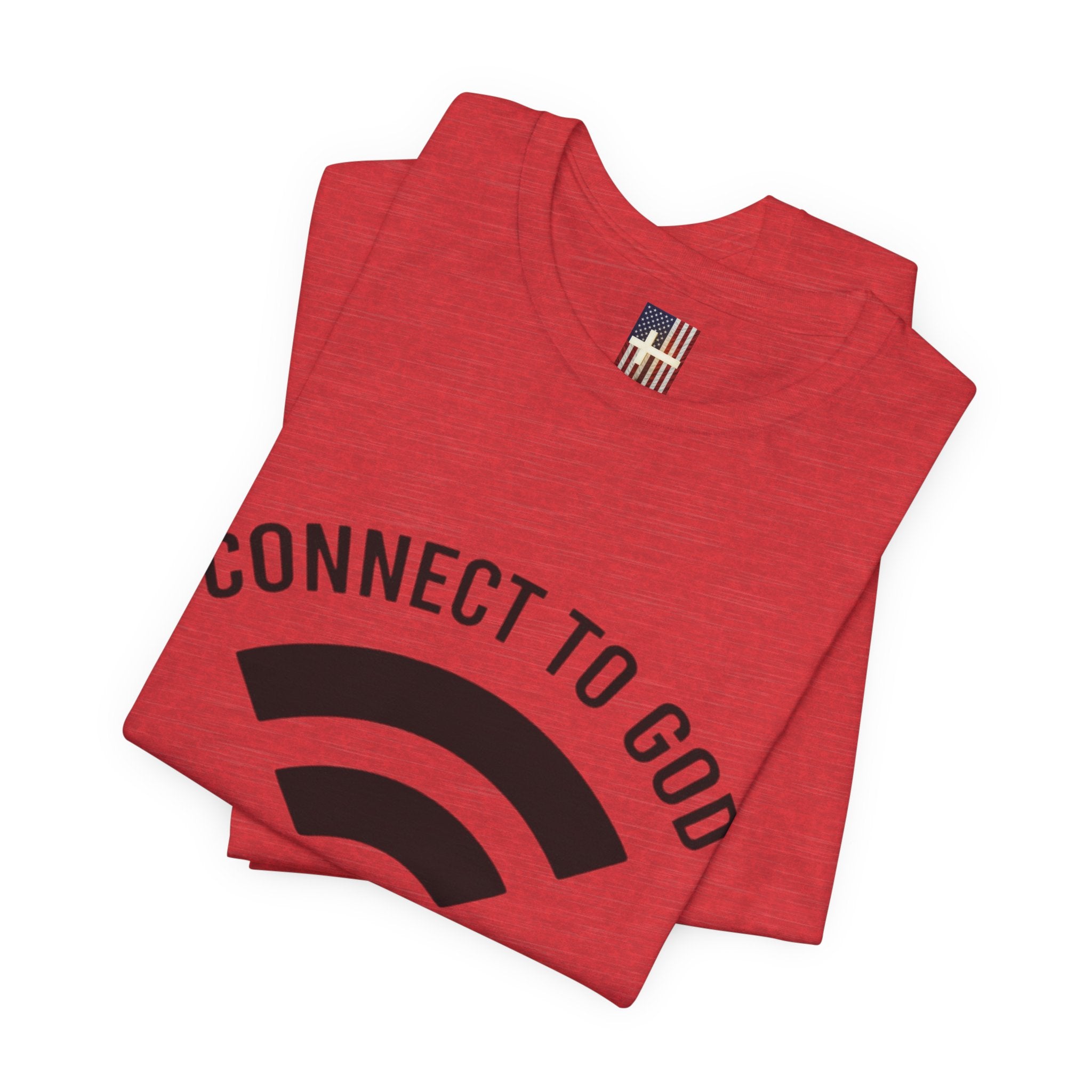 Connect to God T-shirt - WIFI Password is Jesus - Funny Christian Faith T-shirt Printify