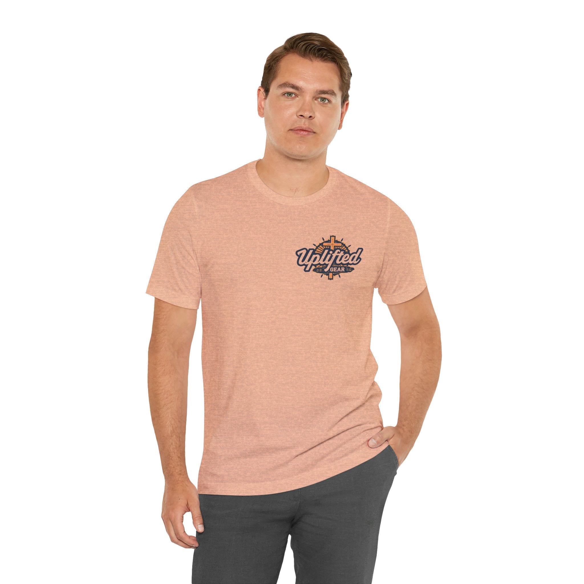 Religious Graphic Tee with Armor Of God Design Unisex Jersey Short Sleeve Tee Printify