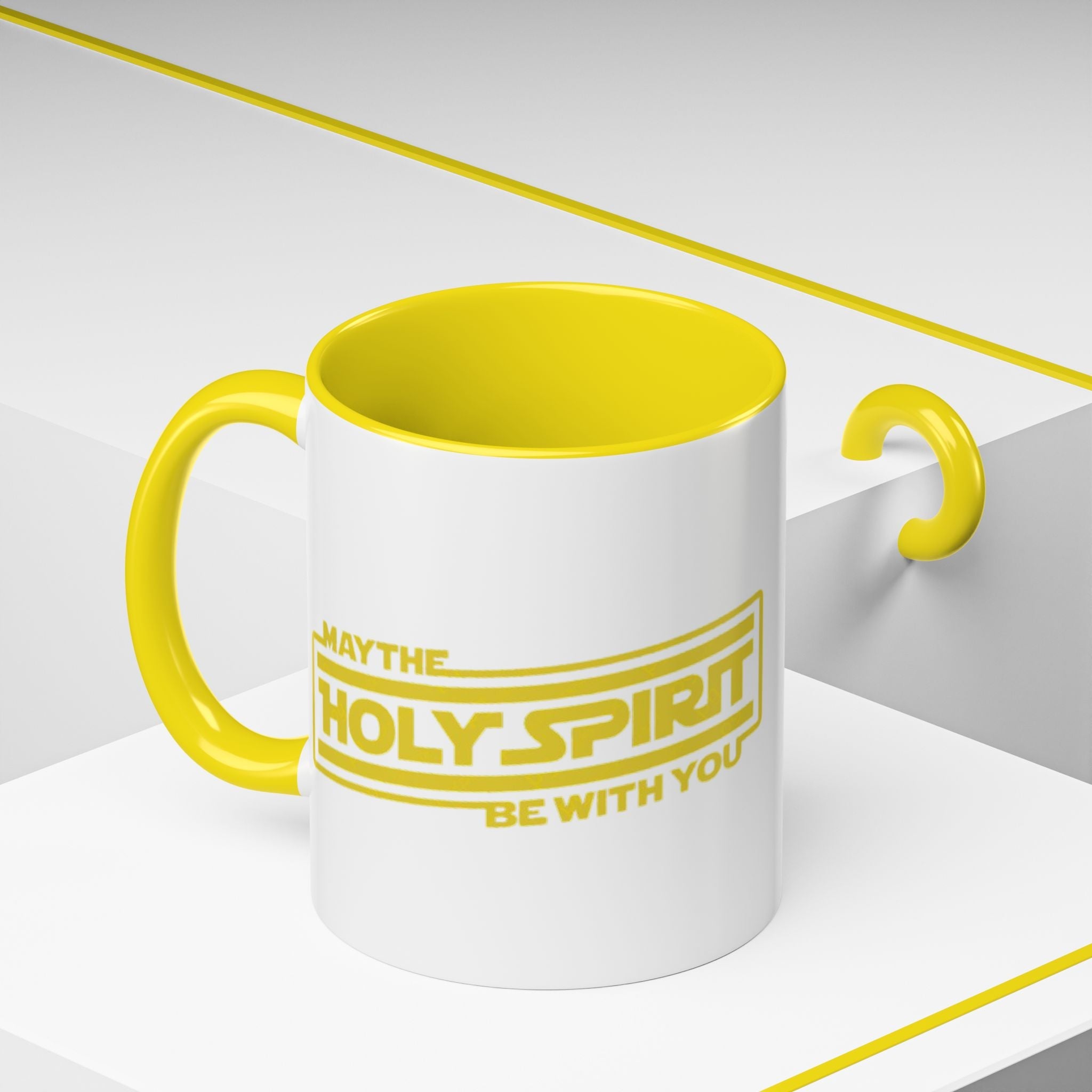 May the Holy Spirit Be With You Coffee Mug — Christian Star Wars Parody (11/15 oz) Printify