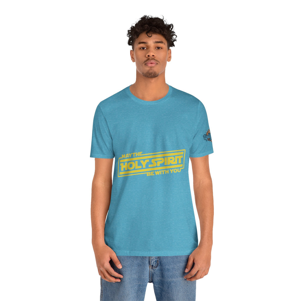 May the Holy Spirit Be With You T-shirt - Christian Star Wars Parody T-shirt Printify