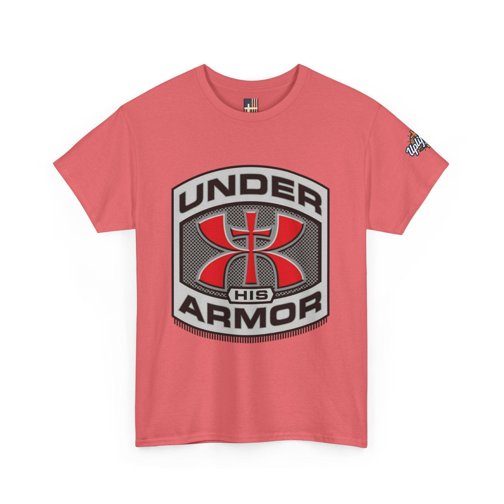 Under HIS Armor Christian T-Shirt — Faith-Inspired Under Armour Style Printify