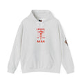 I Kneel to One Man Hoodie – Crucifixion Christian Sweatshirt for Unashamed Devotion & Bold Faith Printify