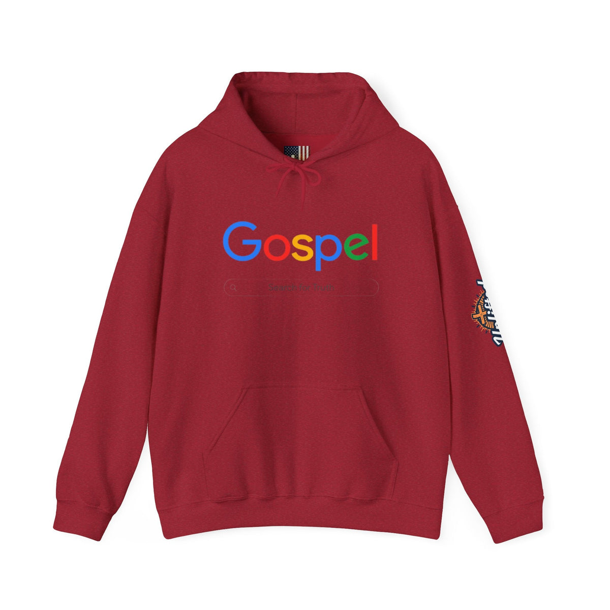 Gospel Hoodie — "Search for Truth" Christian Faith Pullover Printify