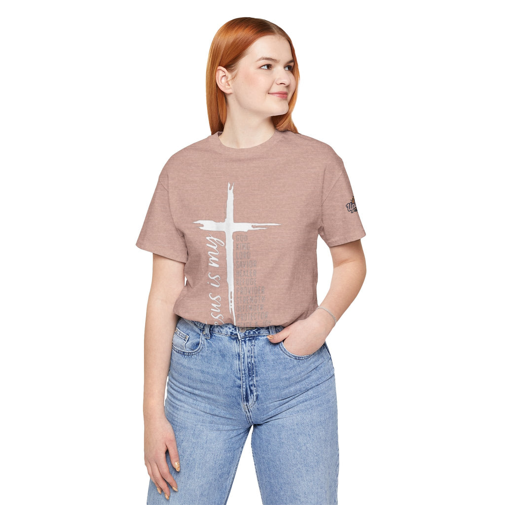 Jesus Is My Everything T-shirt – Cross List God King Lord Savior Christian T-shirt for Total Surrender Faith Printify
