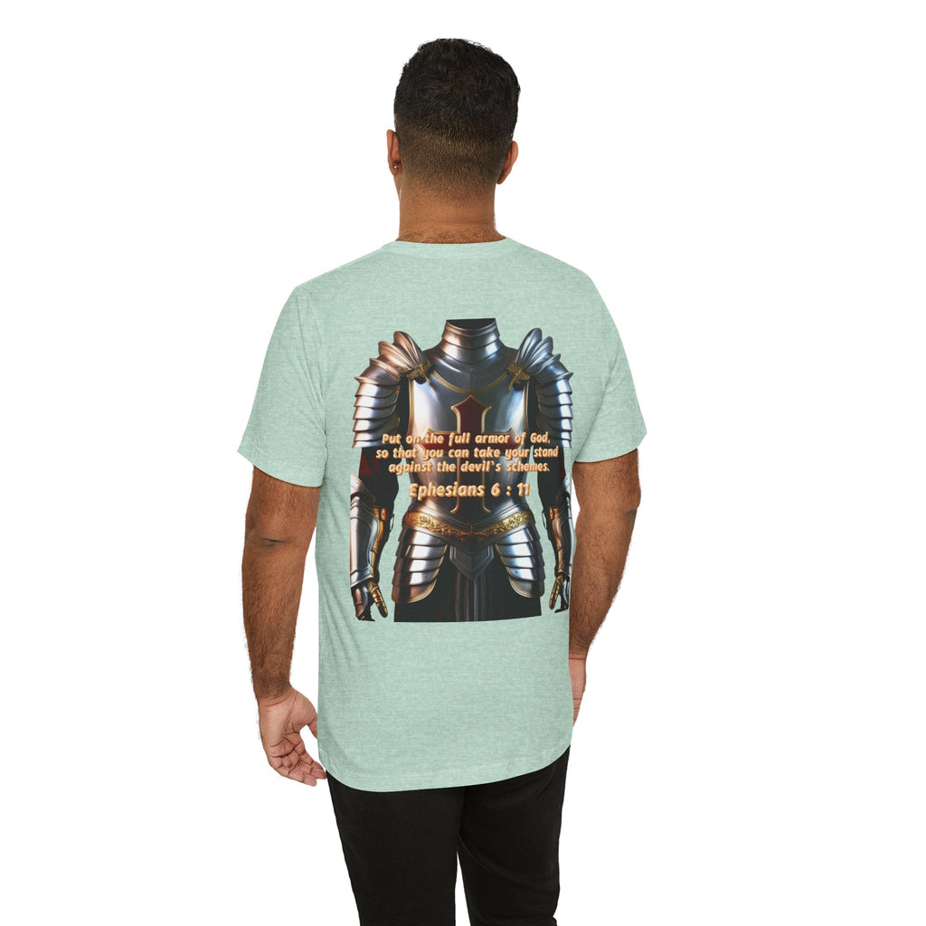 Religious Graphic Armor Of God Design - Unisex Jersey Short Sleeve Tee Printify