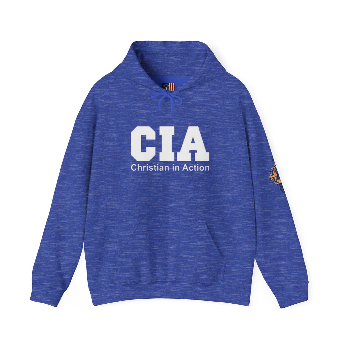 CIA Christian in Action Hoodie - Funny Faith Parody Hoodie - Mission Ready Apparel Printify