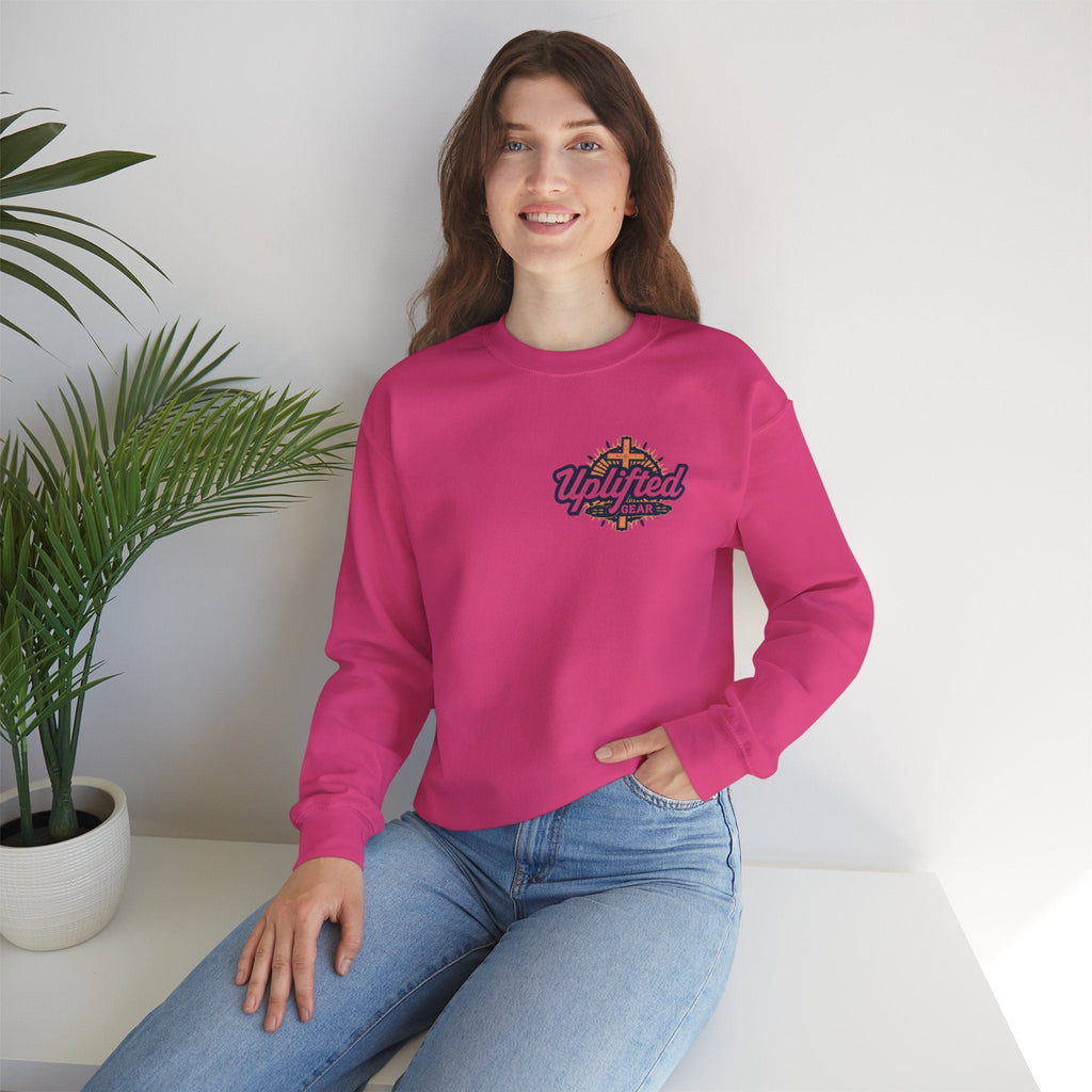 Abide Sweatshirt – Vine Wrapped John 15:5 Christian Sweatshirt for Cozy Devotion Printify