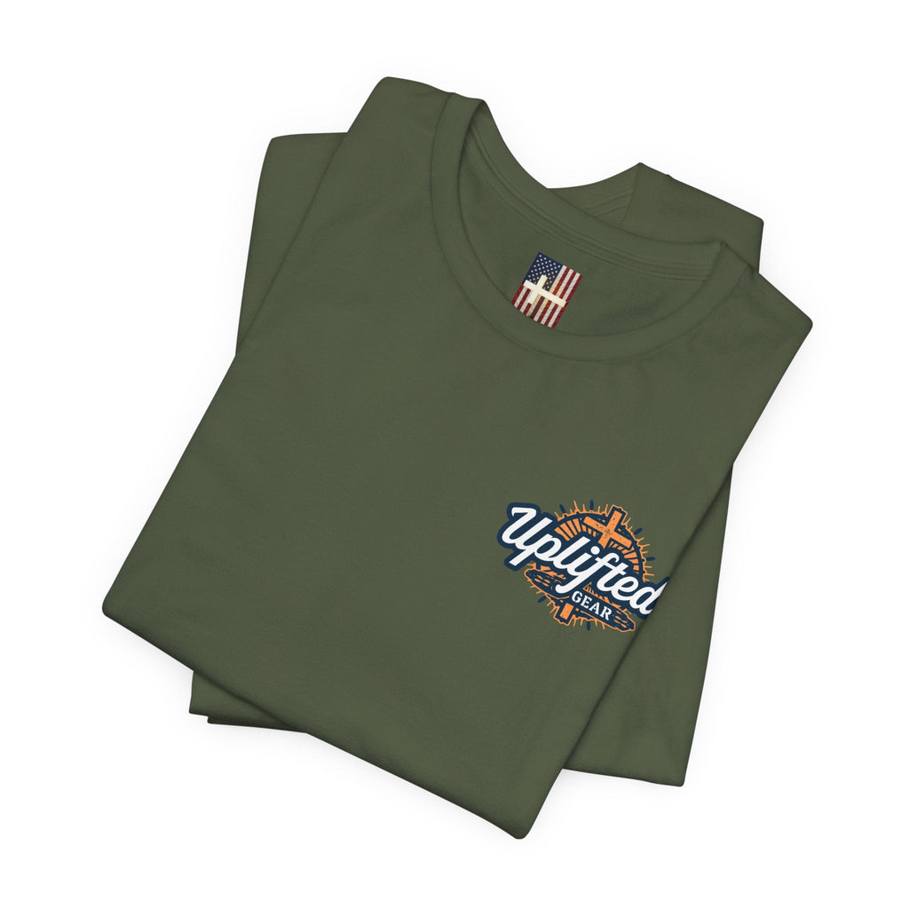 MAGA Gold Letter T-Shirt — "Make America Great Again" Printify