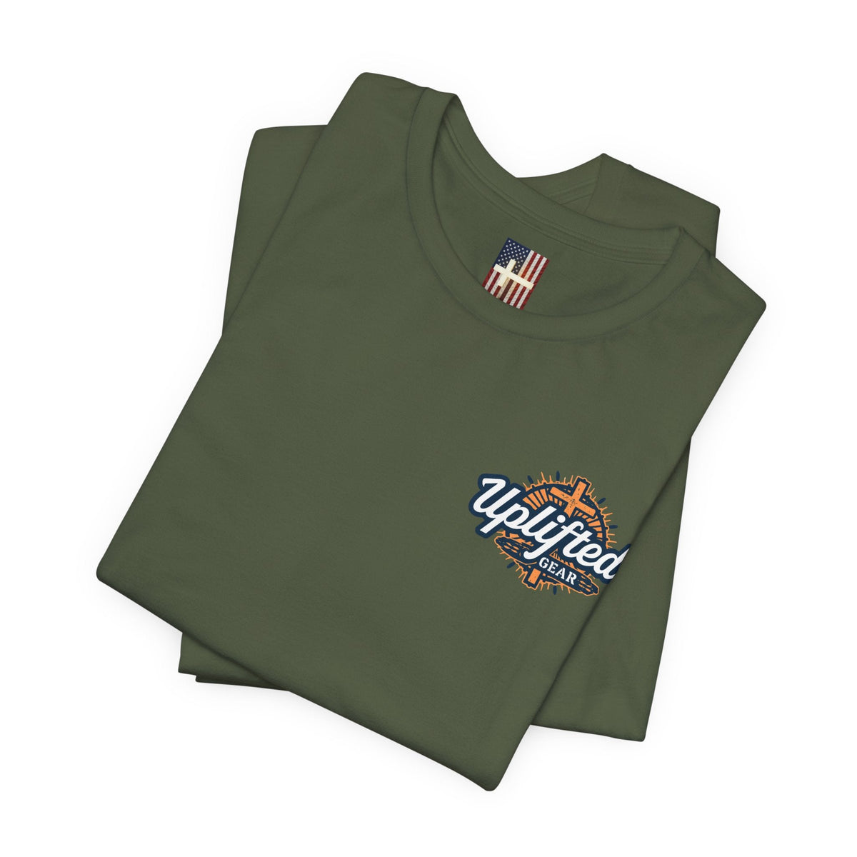 MAGA Gold Letter T-Shirt — "Make America Great Again" Printify