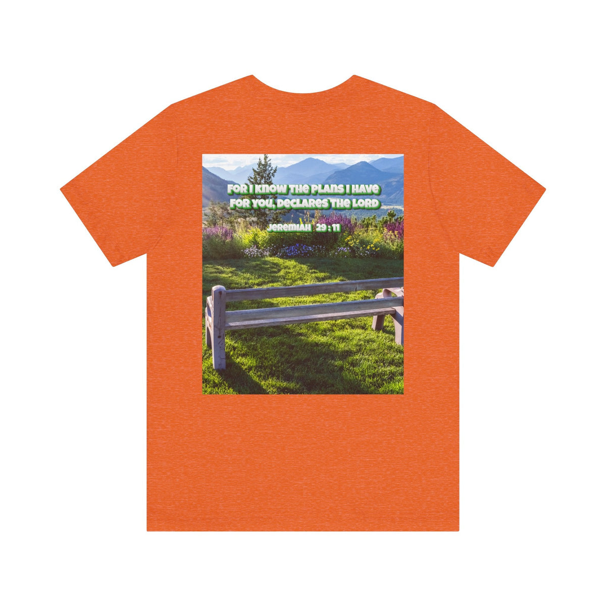 Bible Verse Unisex Tee - Jeremiah 29 : 11 Printify