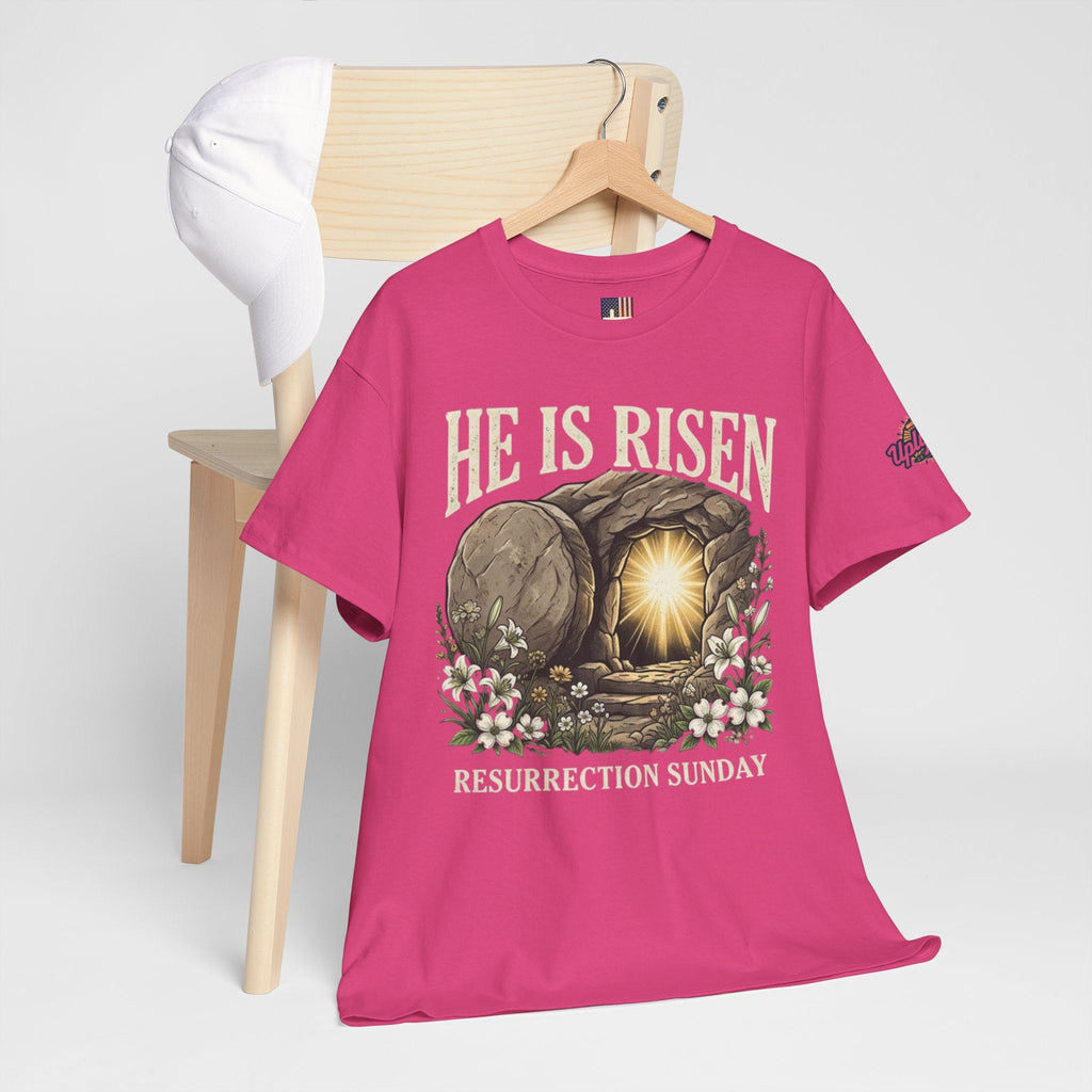 He Is Risen T-Shirt — Jesus Christ Resurrection Easter Tee Printify