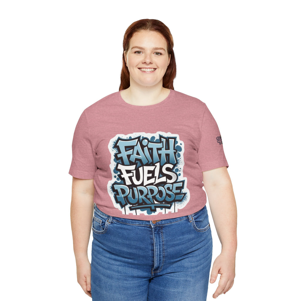 Faith Fuels Purpose T-shirt – Inspirational Christian T-shirt for Divine Drive & Unstoppable Belief Printify