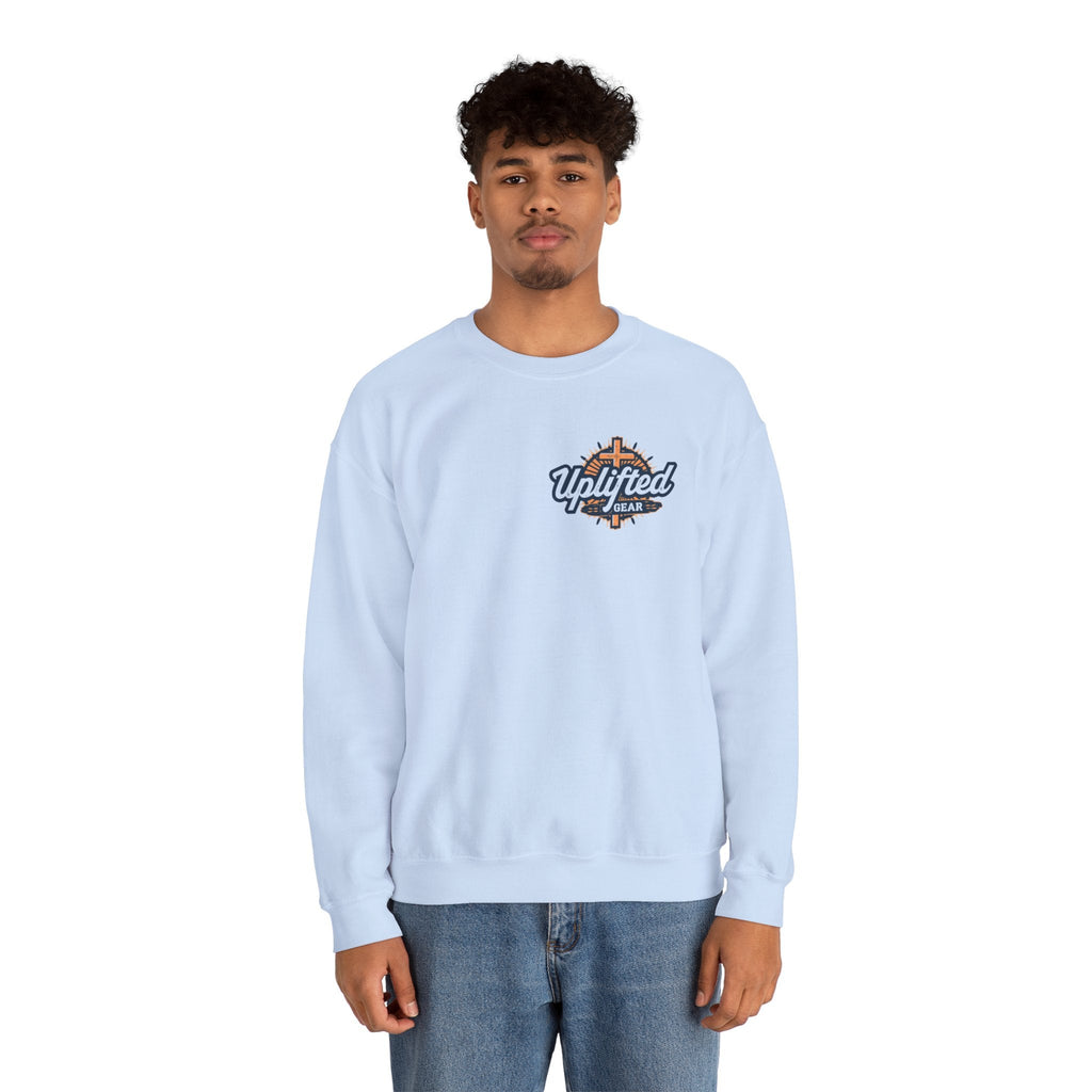 Religious Graphic Armor Of God Design - Unisex Heavy Blend™ Crewneck Sweatshirt Printify