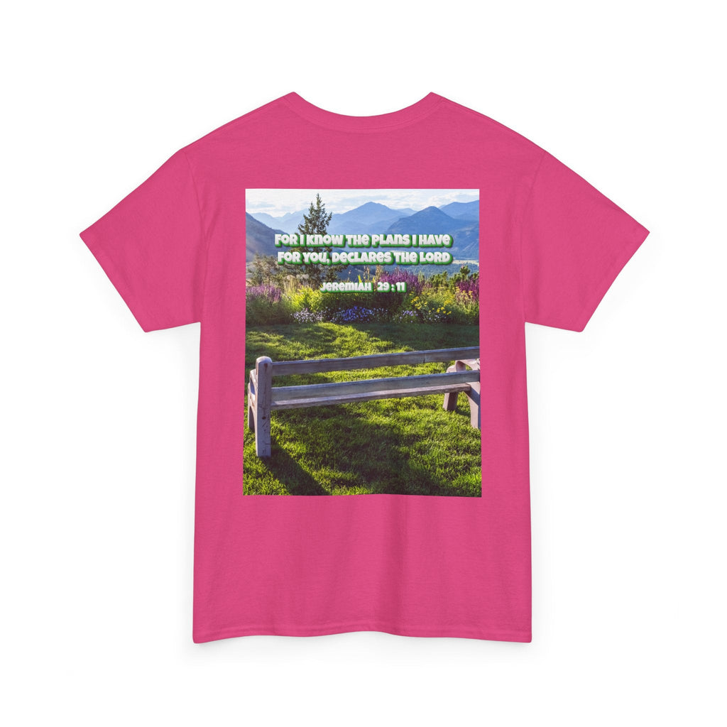 Bible Verse Unisex Tee -  Jeremiah 29 : 11 Printify