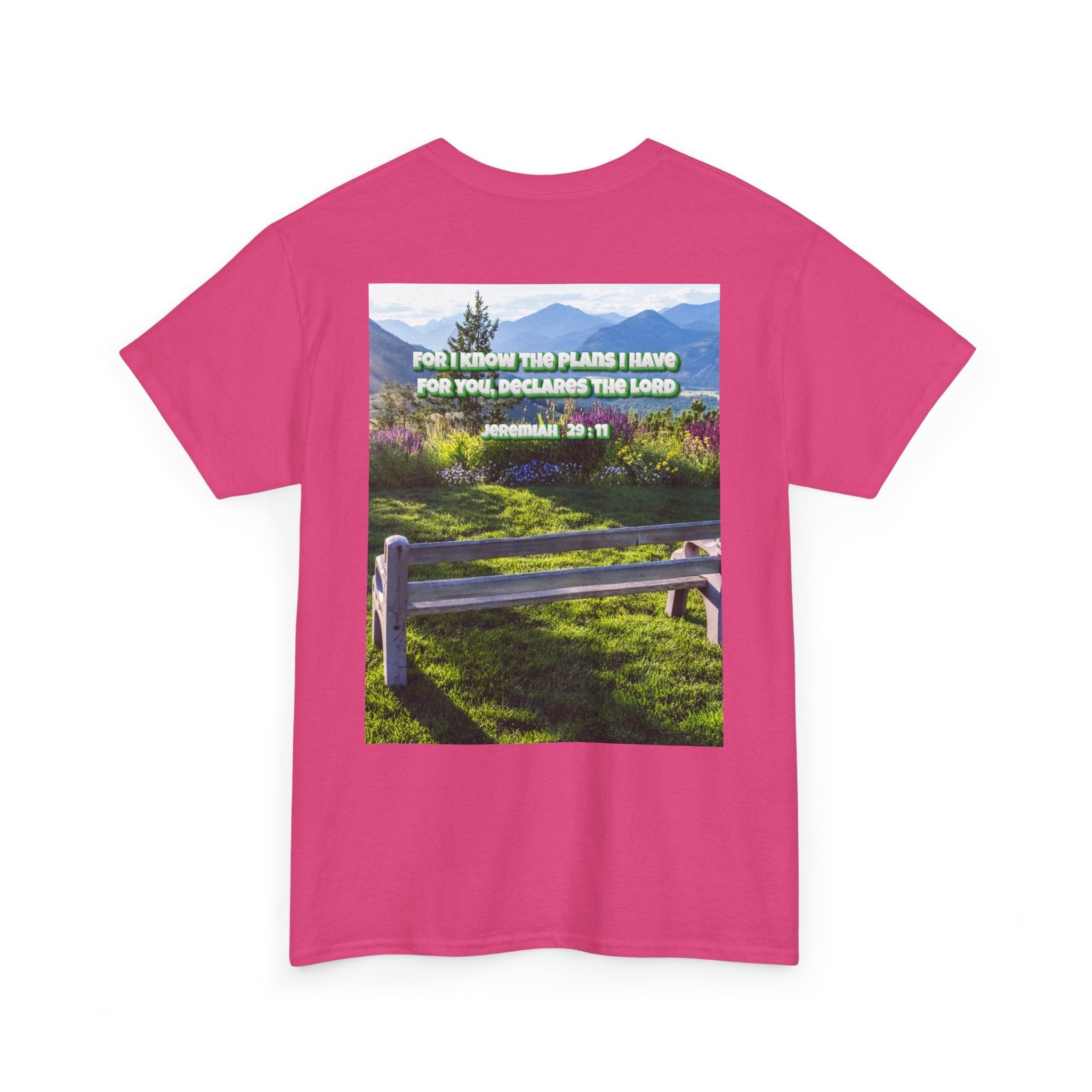 Bible Verse Unisex Tee -  Jeremiah 29 : 11 Printify