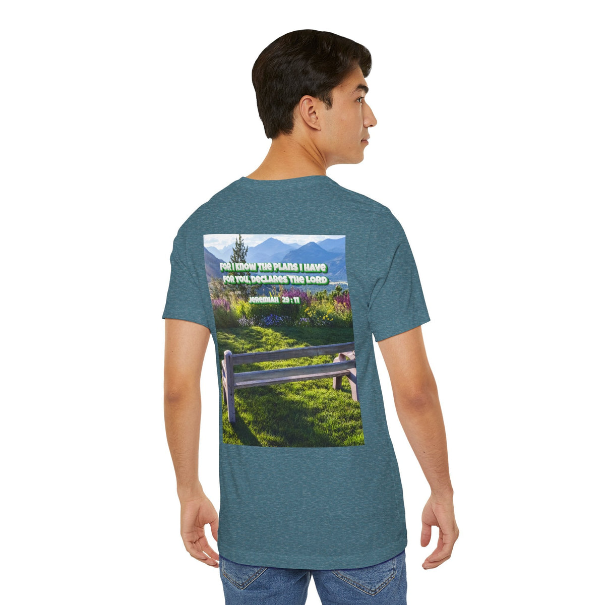 Bible Verse Unisex Tee - Jeremiah 29 : 11 Printify
