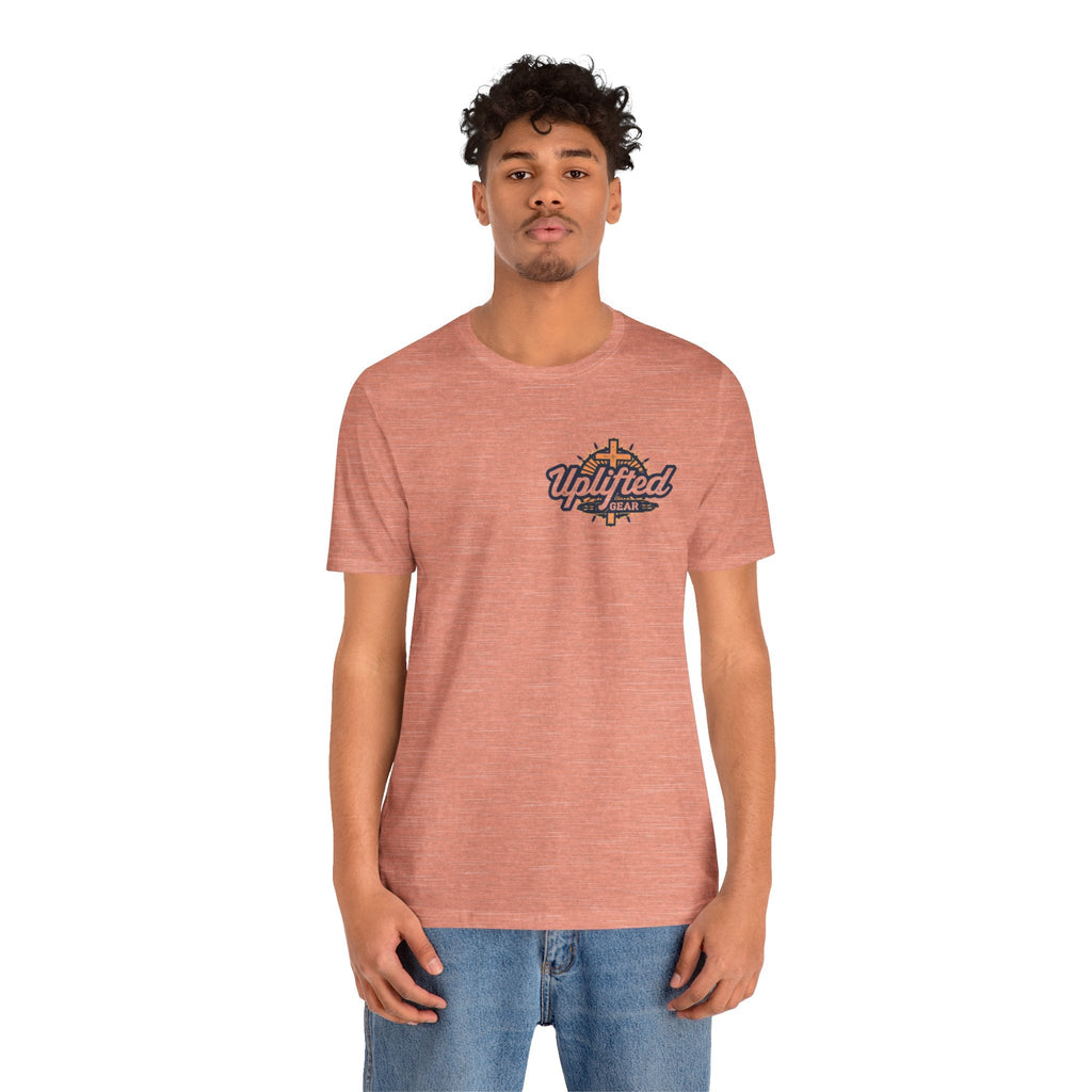Religious Graphic Tee with Armor Of God Design Unisex Jersey Short Sleeve Tee Printify