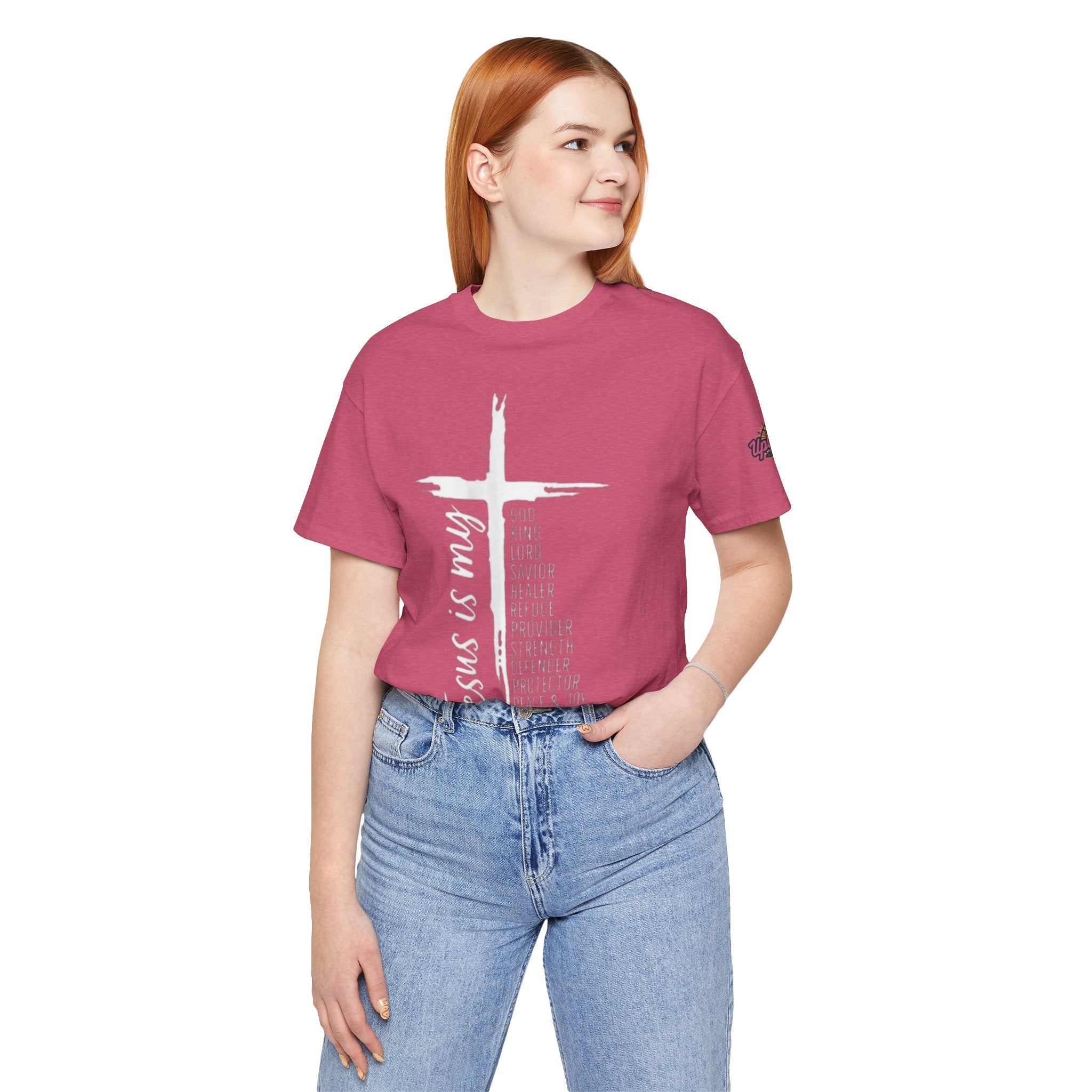 Jesus Is My Everything T-shirt – Cross List God King Lord Savior Christian T-shirt for Total Surrender Faith Printify