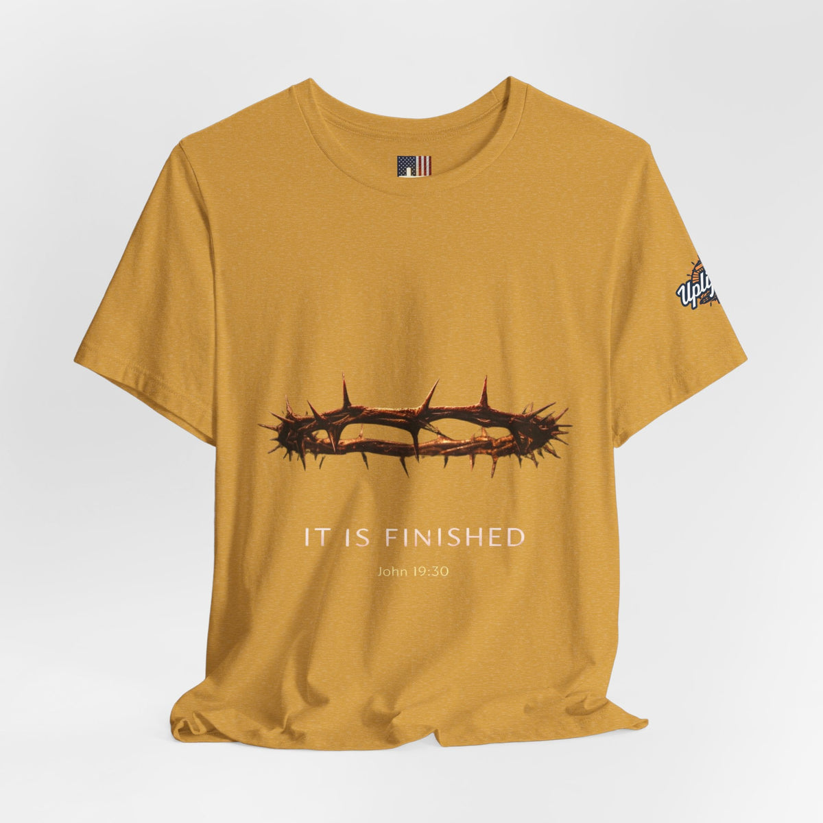 It Is Finished Crown of Thorns Tee — Christian John 19:30 Faith Shirt Printify