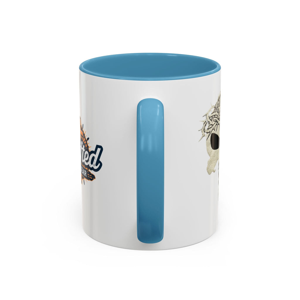 Christian Skull Coffee Mug — Crown of Thorns “Warrior Faith” (11/15 oz) Printify