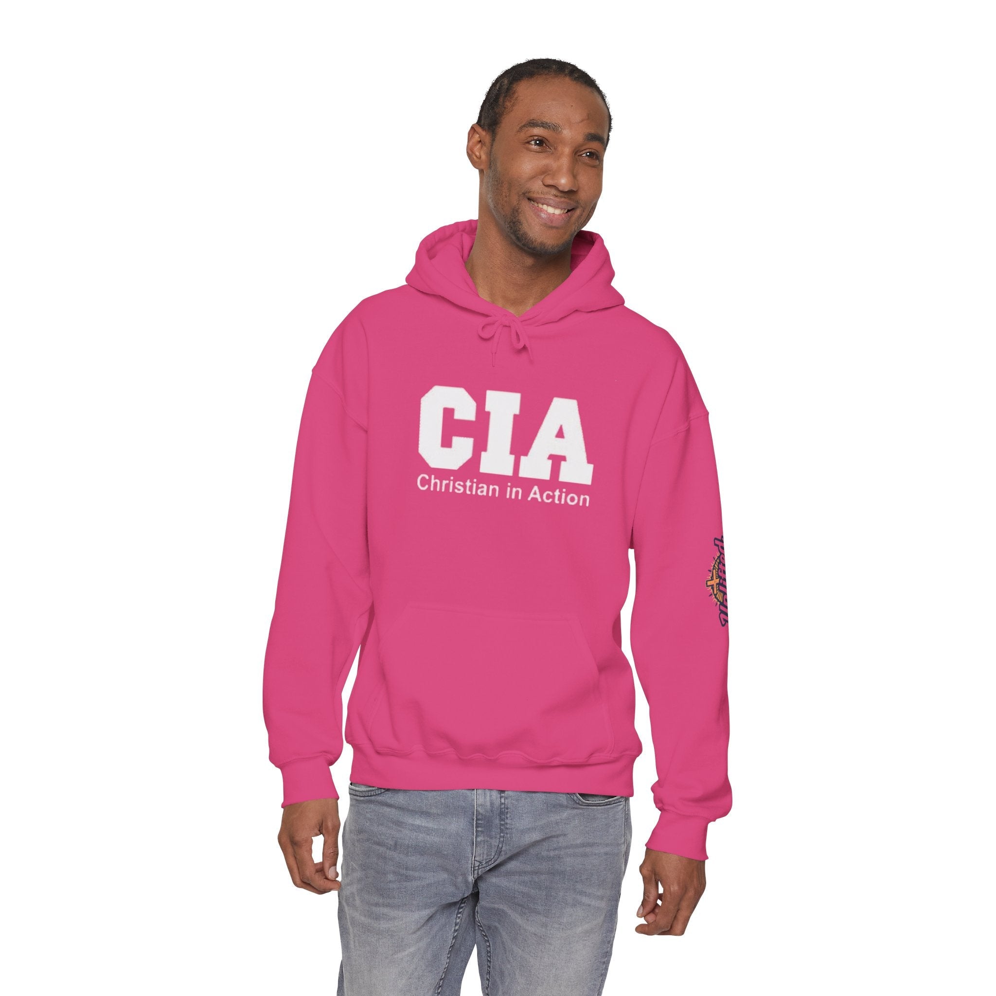 CIA Christian in Action Hoodie - Funny Faith Parody Hoodie - Mission Ready Apparel Printify