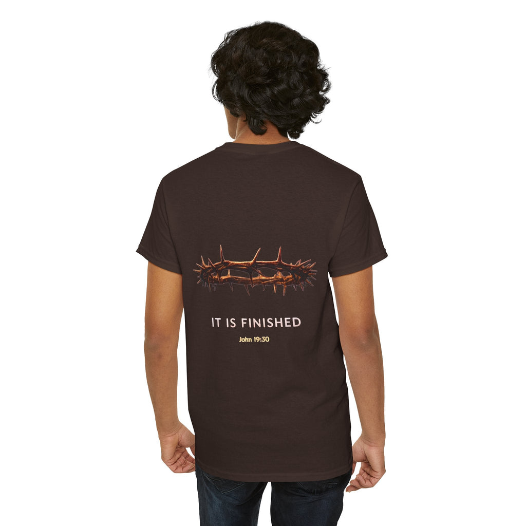 It Is Finished Crown of Thorns Tee — Christian John 19:30 Faith Shirt Printify