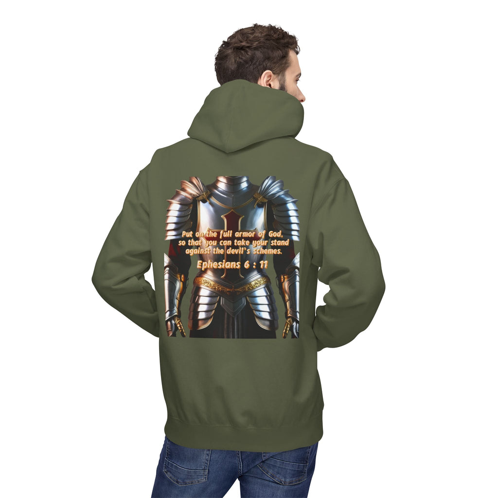 Hoodie - Ephesians 6:11 Bible Verse Religious Design Printify