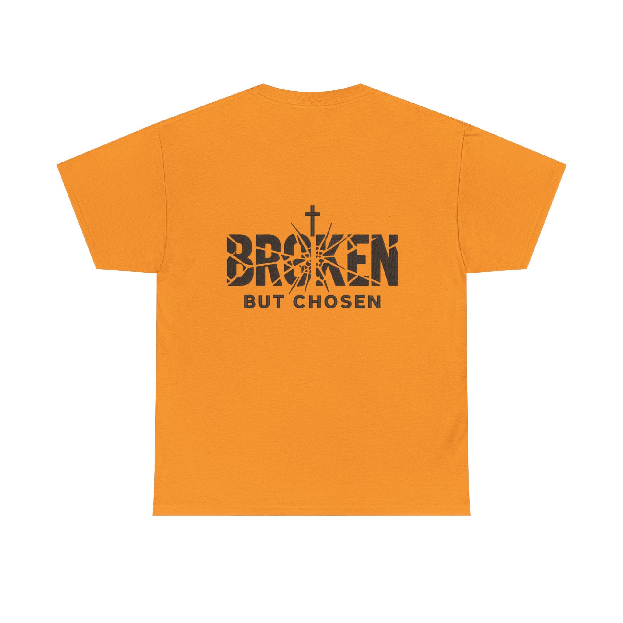 Broken But Chosen T-Shirt — Inspirational Faith Graphic Tee Printify