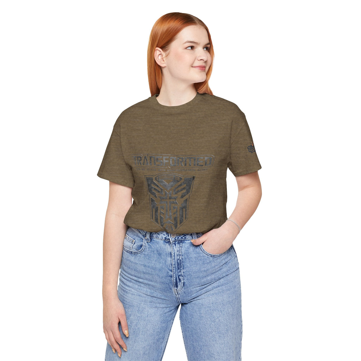 Transformer Logo Christian T-shirt | 2 Corinthians 3:18 Bible Verse T-shirt Printify