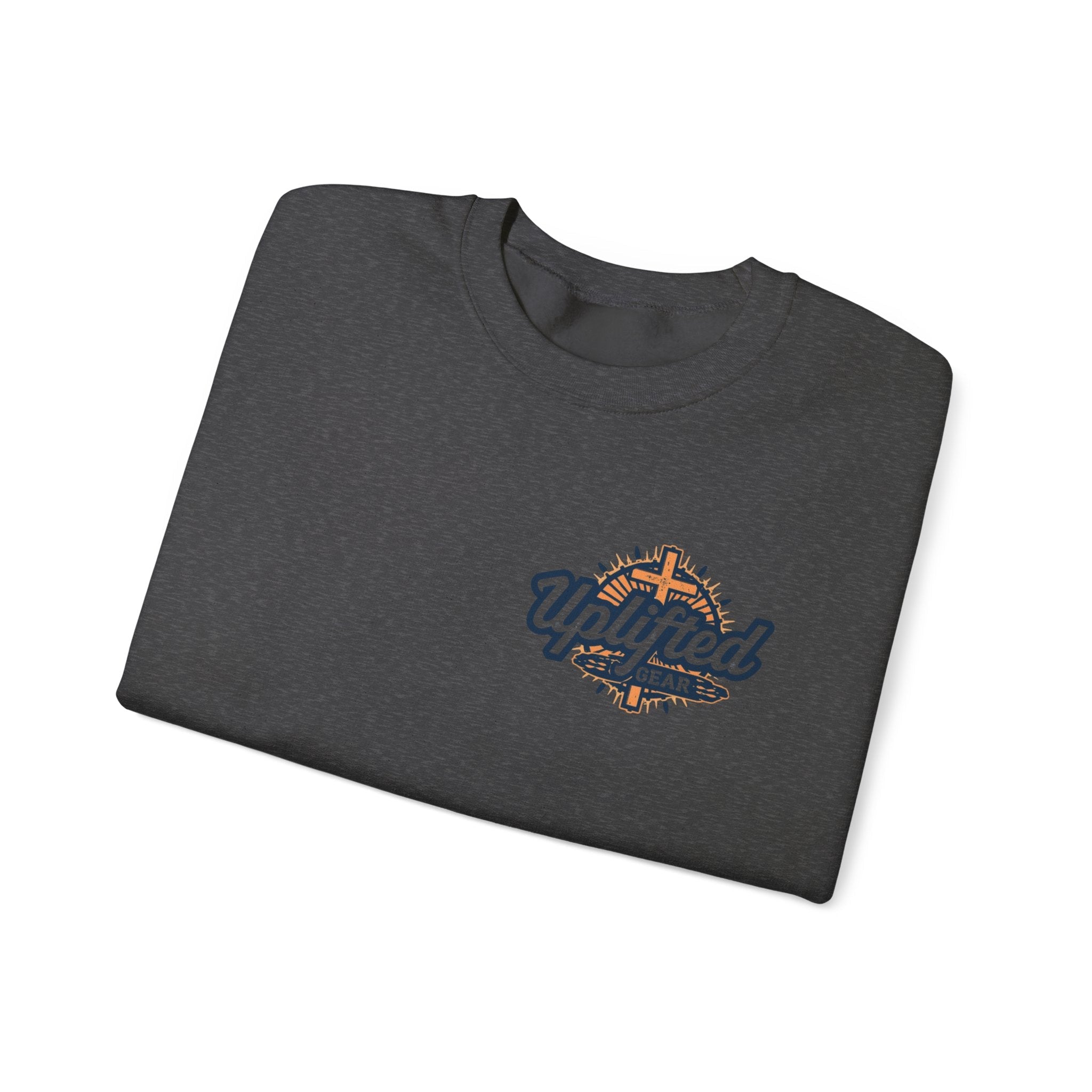 I Can’t, But I Know a Guy Sweatshirt – Jesus Cross Christian Sweatshirt for Cozy Faith Printify